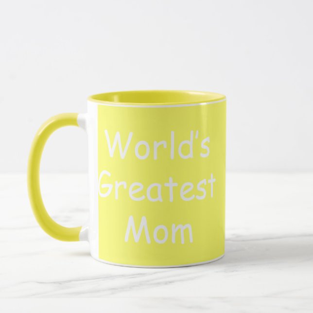 Mug Monde Meilleure maman (Gauche)