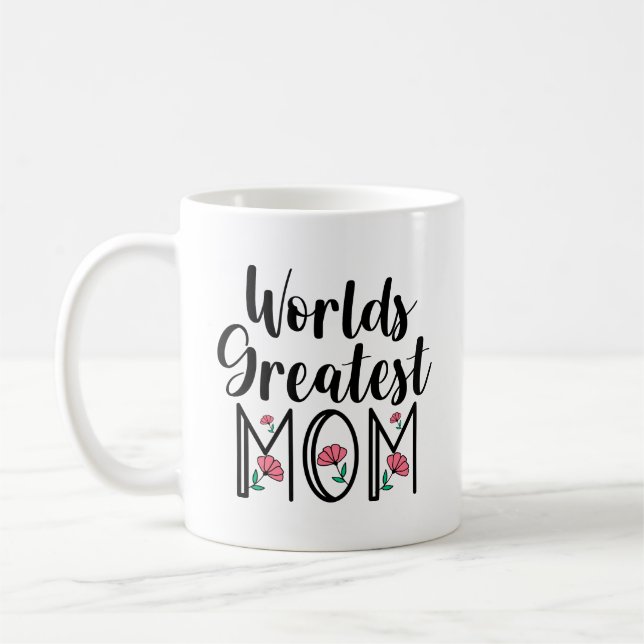 Mug Monde Meilleure maman (Gauche)