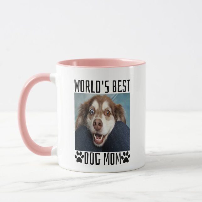 Mug Monde Meilleure maman de chien (Gauche)
