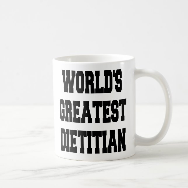 Mug Monde plus grand diététiste (Droite)