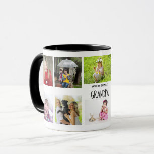 Mug Monde plus grand grand grand-père petits collage p