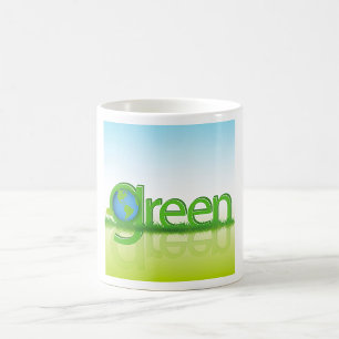 Mug Monde vert
