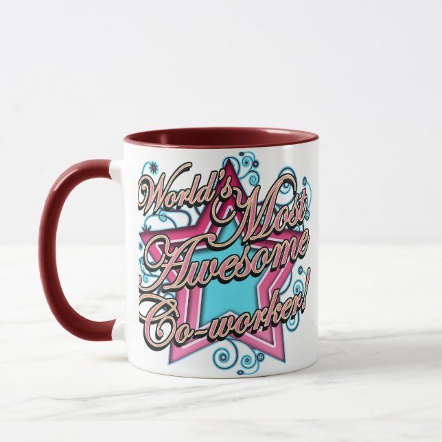 Mug Mondes la plupart de collègue impressionnant (Gauche)