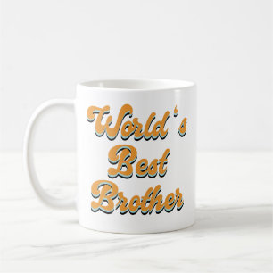 Mug Mondes Meilleur Frère Retro Personnalisé