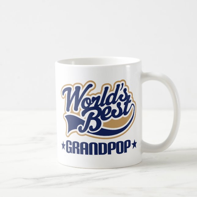 Mug Mondes meilleur Grandpop (Droite)