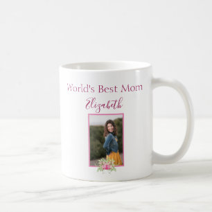 Mug Mondes Meilleur Photo Maman Cadre Personnalisable