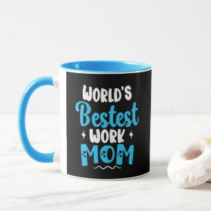 Mug Mondes Meilleur Travail Mère Cadeaux Pour Meilleur