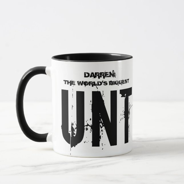 Mug Mondes personnalisés C le plus grand (Gauche)