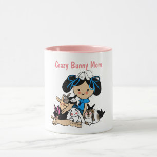Mug Mondes plus grande BUNNY MOM - Rabbit Secourt Fost