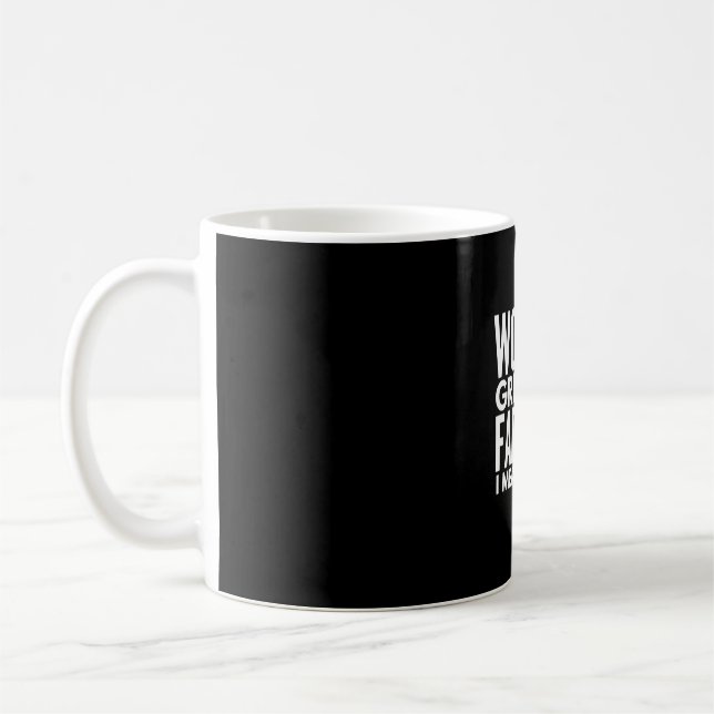 Mug Mondes plus grands plus loin Je veux dire père (Gauche)