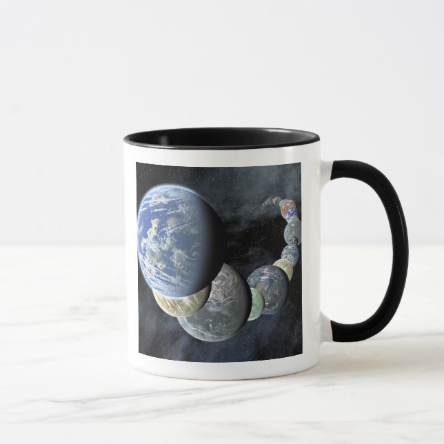 Mug Mondes rocheux, terrestres (Droite)