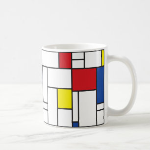 Mug Mondrial Minimaliste Géométrique De Stijl Art Mode