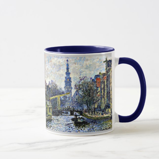 Mug Monet: Canal in Amsterdam (Droite)