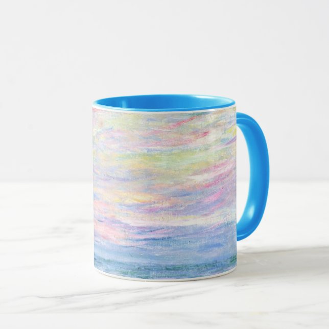 Mug Monet - Coucher de soleil à Pourville (Devant droit)