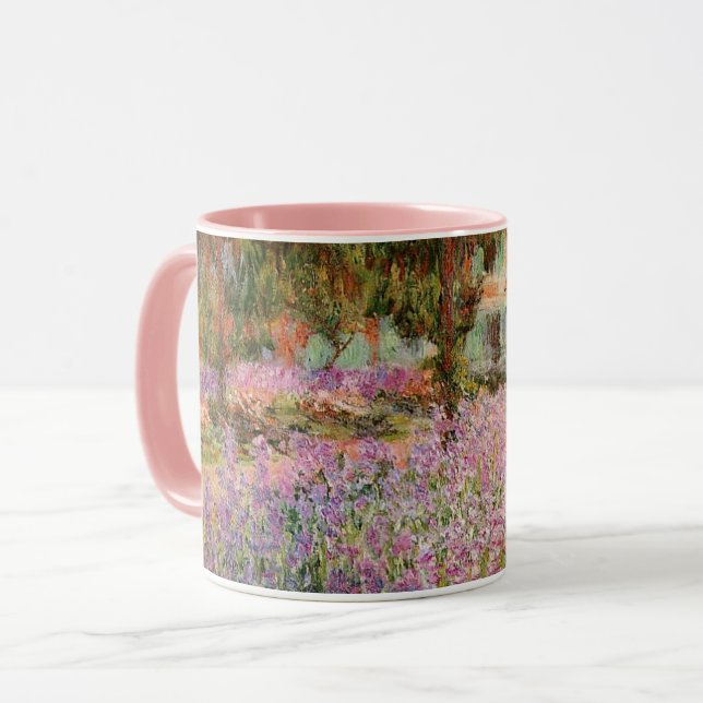 Mug Monet - Irises dans le jardin de Monet (Devant gauche)