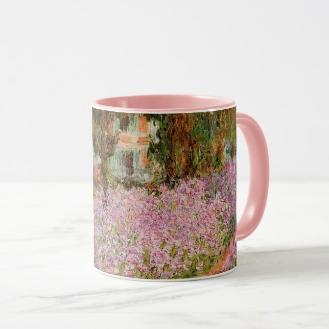 Mug Monet - Irises dans le jardin de Monet (Devant droit)