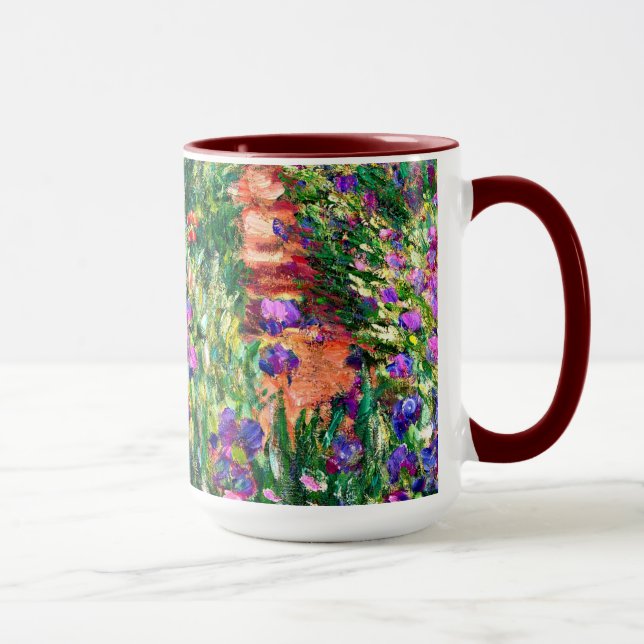 Mug Monet - Le jardin d'Iris à Giverny (Droite)