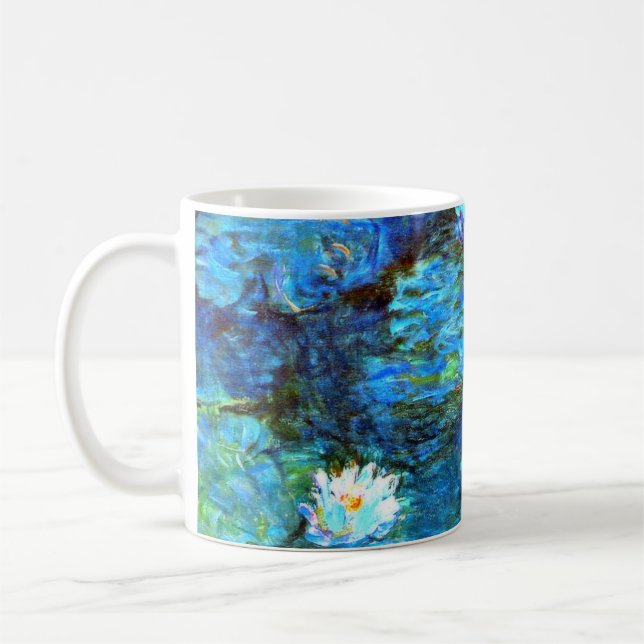 Mug Monet - Nappes d'eau, Bleu (Gauche)