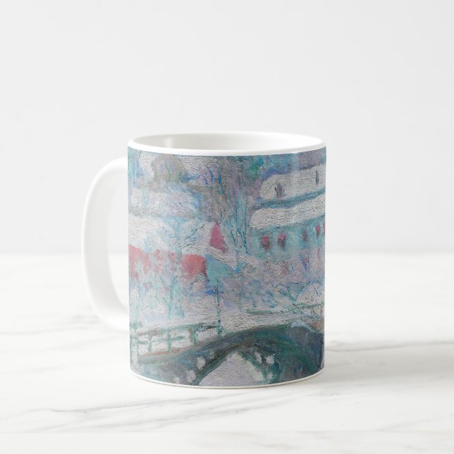 Mug Monet - Norvège, Village de Sandviken dans la neig (Devant gauche)