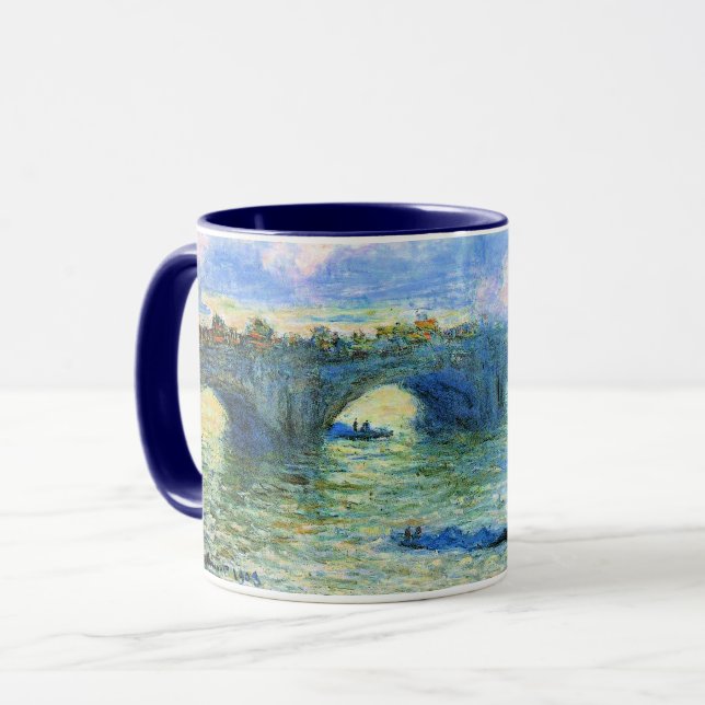 Mug Monet - Pont de Waterloo, Londres, (Devant gauche)