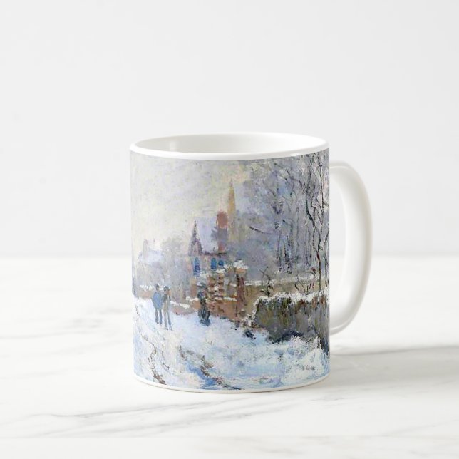Mug Monet - Scène de neige à Argenteuil (Devant droit)
