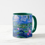 Mug Monet : Water Lilies 1919, célèbre peinture<br><div class="desc">Monet : Water Lilies 1919 French Impressionnism artwork coffee mug.</div>
