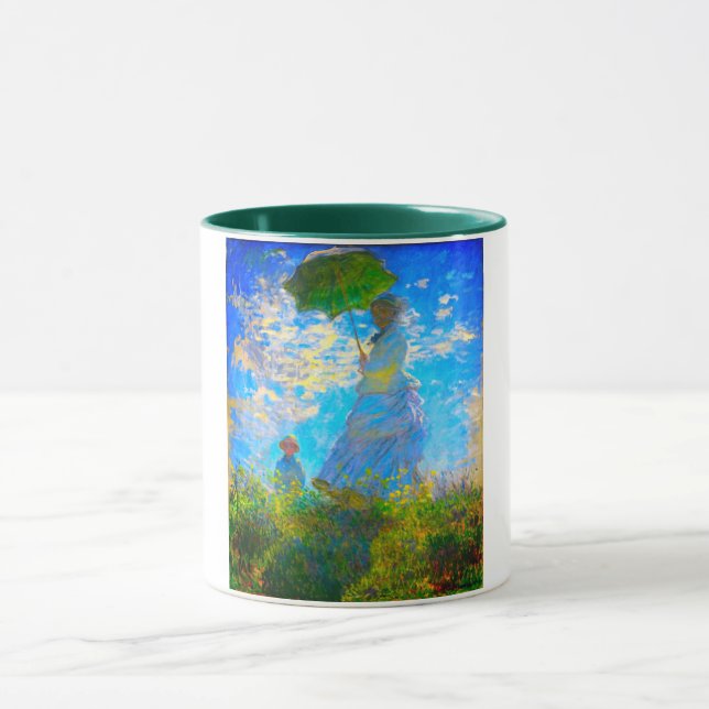 Mug Monet Woman avec un parasol (Centre)