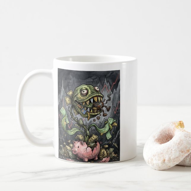 Mug Money Monster Rising (Avec donut)