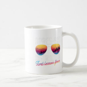 Mug Moniteur Apres Ski Premier Cours Gratuit Drôle Ski