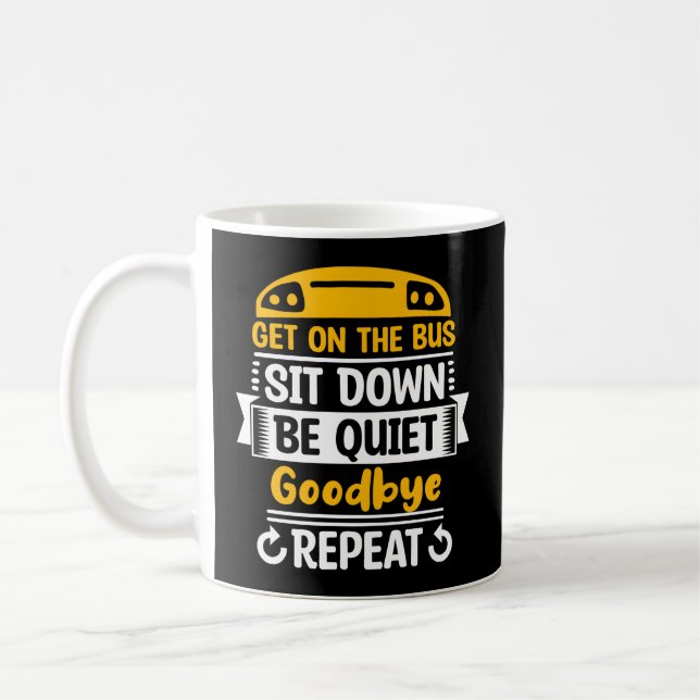 Mug Moniteur d'autobus scolaire Aide-accompagnatrice É (Gauche)