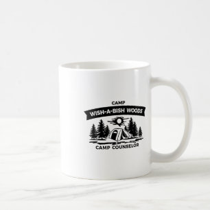 Mug Moniteur de camp de bois Camp Wish A Bish Camping
