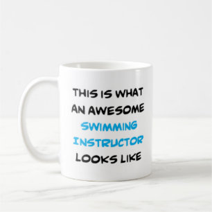 Mug moniteur de natation, génial