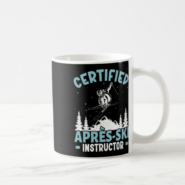 Mug Moniteur de ski après-ski certifié Lustig Ski S (Droite)
