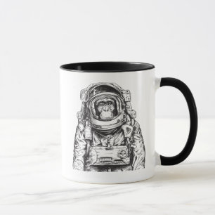 Mug Monkey Astronaut