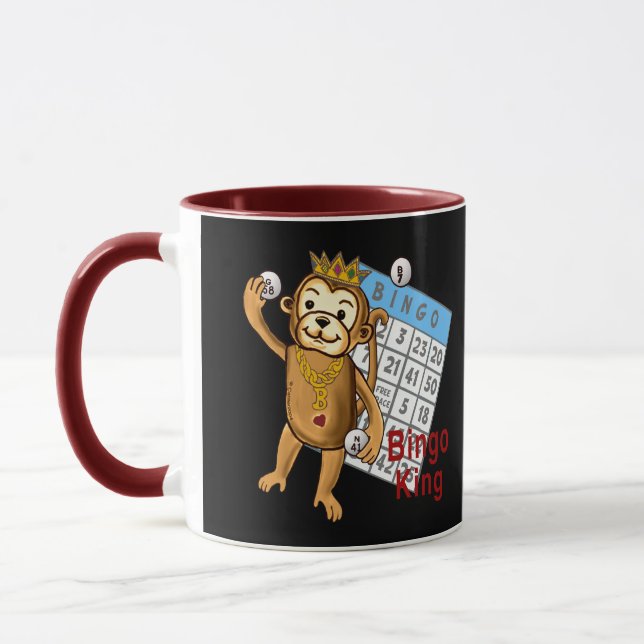 Mug Monkey Bingo King (Gauche)