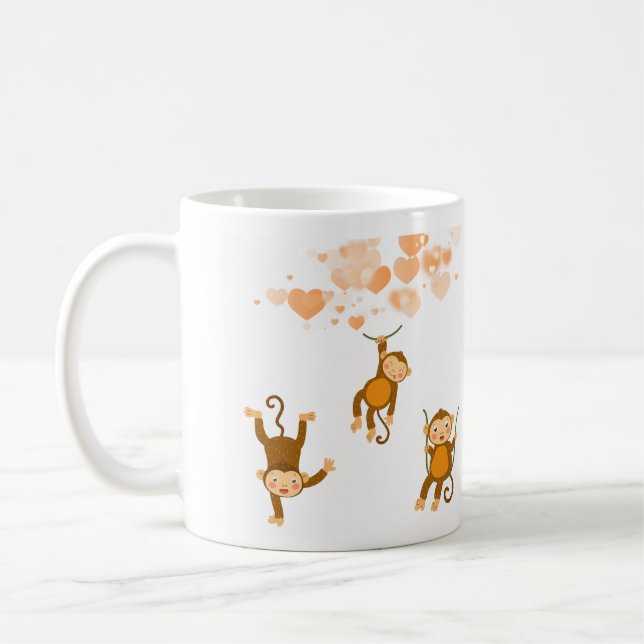 Mug Monkey Happy  (Gauche)