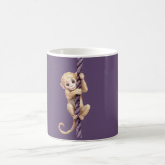 Mug Monkey Purple Rope