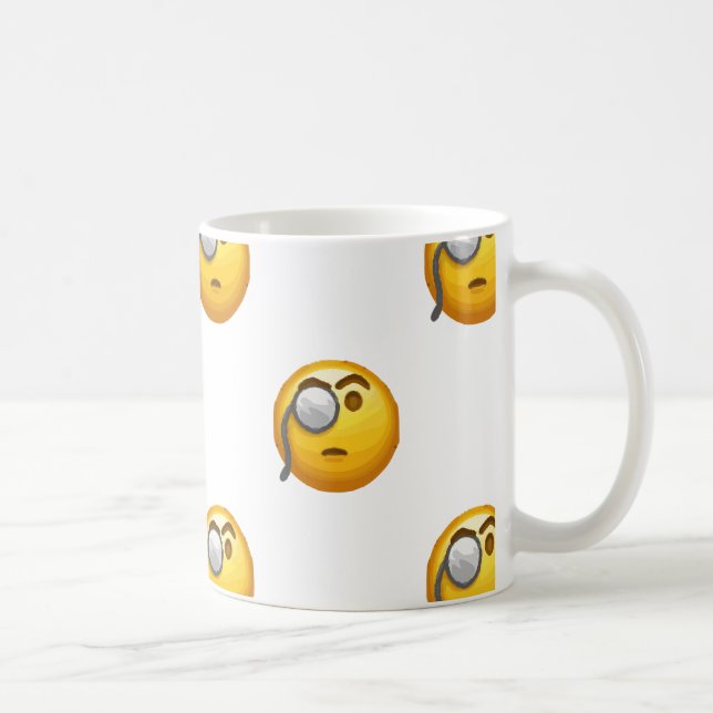 Mug monocle émoji (Droite)
