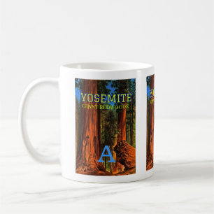 Mug Monogram Yosemite Valley California Giant Redwood
