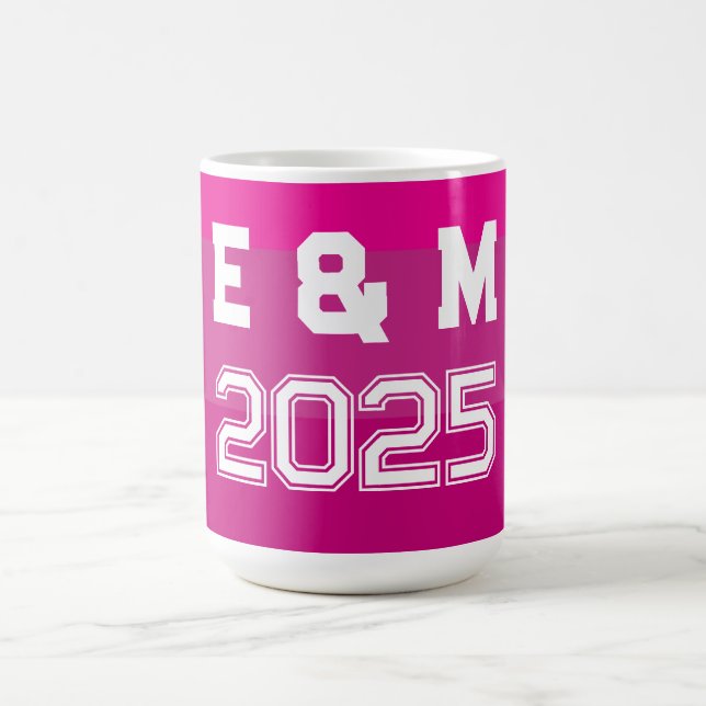 Mug "monogramm et années personnalisables (Centre)