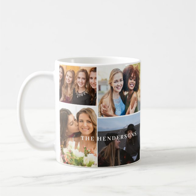 Mug Monogramme 4 Collage photo (Gauche)