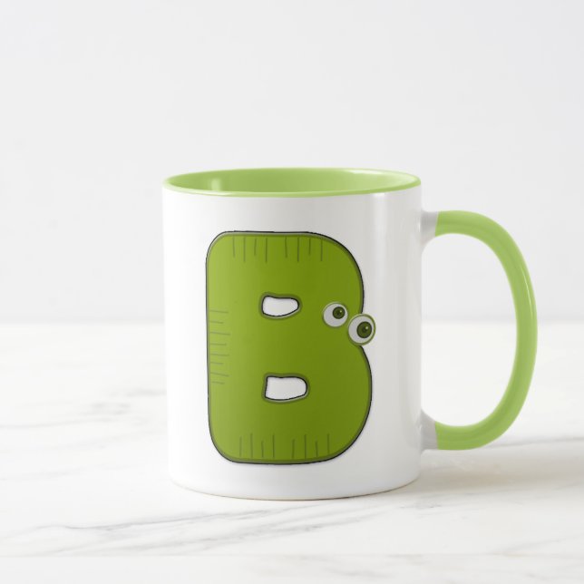 Mug monogramme animal - B (Droite)
