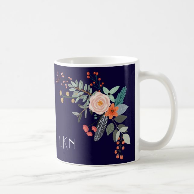 Mug Monogramme botanique (Droite)