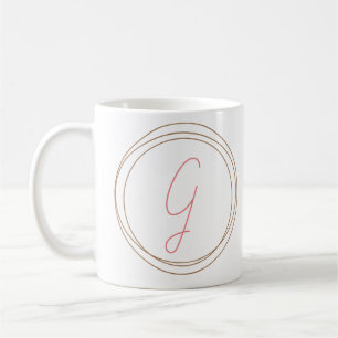 Mug Monogramme Classique "G"