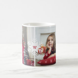 Mug Monogramme Collage photo multiple Disposition phot