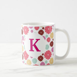 Mug Monogramme Coupe de café imprimée sur mesure Jolie