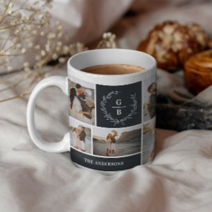 Mug Monogramme couple initial wath moderne élégant