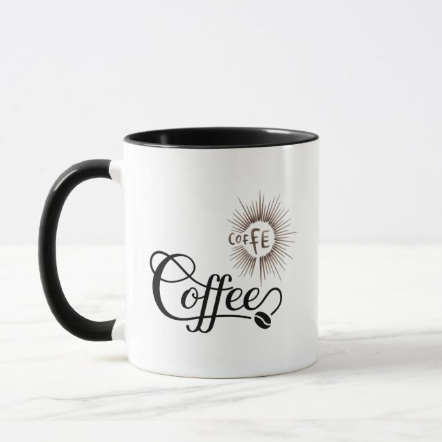 Mug Monogramme de café (Gauche)