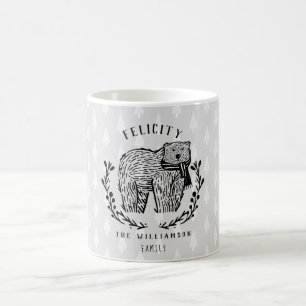 Mug Monogramme de fête de famille gravure à