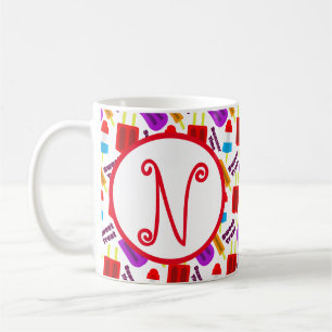 Mug Monogramme de la barre de jus congelée en été